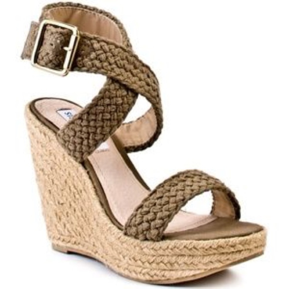 STEVE MADDEN WEDGE ESPADRILLES